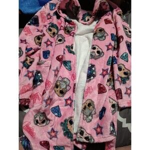 girls lol surprise bathrobe size 7/8